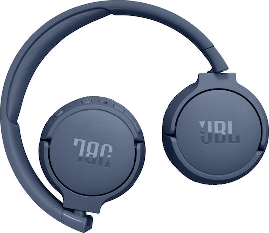 JBL Live 670NC Wireless / Wired On Ear Headphones with 65 hours of Operation and Quick Charge Blue