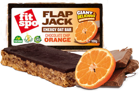 Fit Spo Bar Oat / Energy / Flapjack with Orange & Chocolate (1x90gr) 90gr