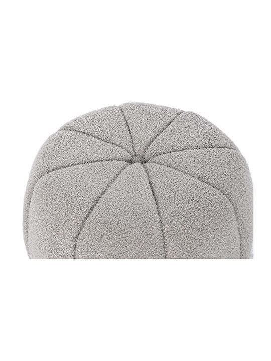 Bean Bag Stool Poof Grey 50x50x38cm