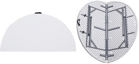 Table Catering Foldable 152x152x74cm White Table Catering Foldable 152x152x74cm White