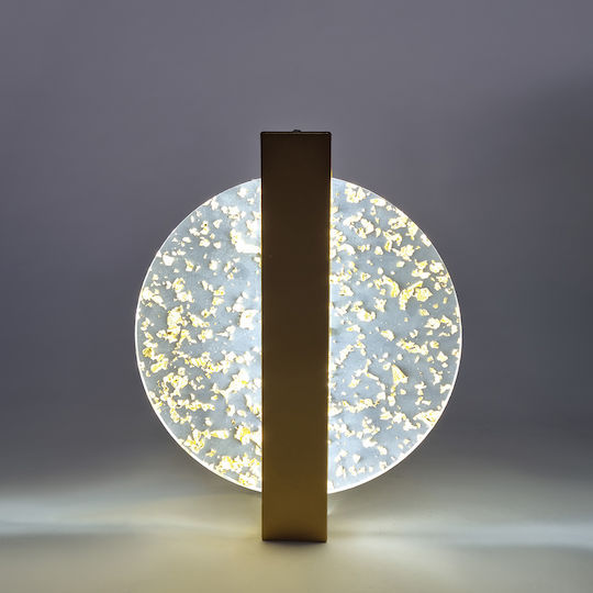 Keskor Lamp Wall LED Gold 20x4.5x25cm Keskor Lamp Wall LED Gold 20x4.5x25cm