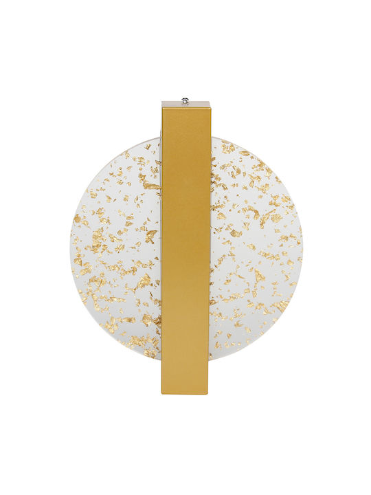 Keskor Leuchte Wand mit Integrierter LED Gold 20x4.5x25cm