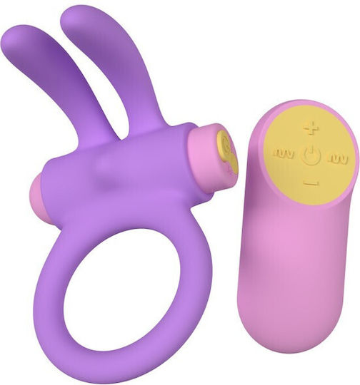 Party Color Toys Vibrating Ring Cock Silicone Purple