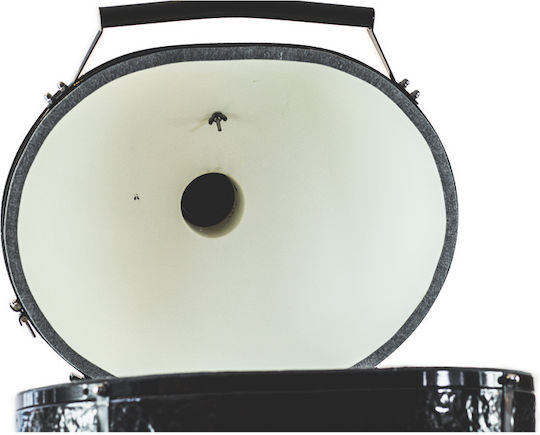 Primo Grills Ceramic Charcoal Grill Kamado With Lid and Thermometer 64x64cm
