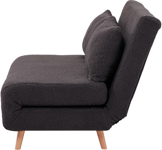 Doppelsitzer Sofa Bett Grau 140x90x81cm