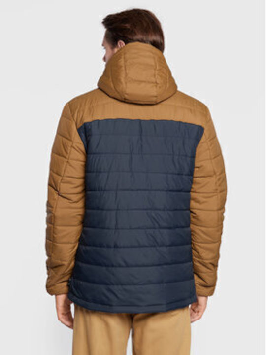 Surf Check Χειμωνιάτικο Μπουφάν Puffer ΣΚΟΥΡΟ ΜΠΛΕ