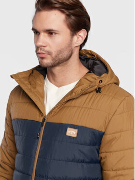 Surf Check Χειμωνιάτικο Μπουφάν Puffer ΣΚΟΥΡΟ ΜΠΛΕ