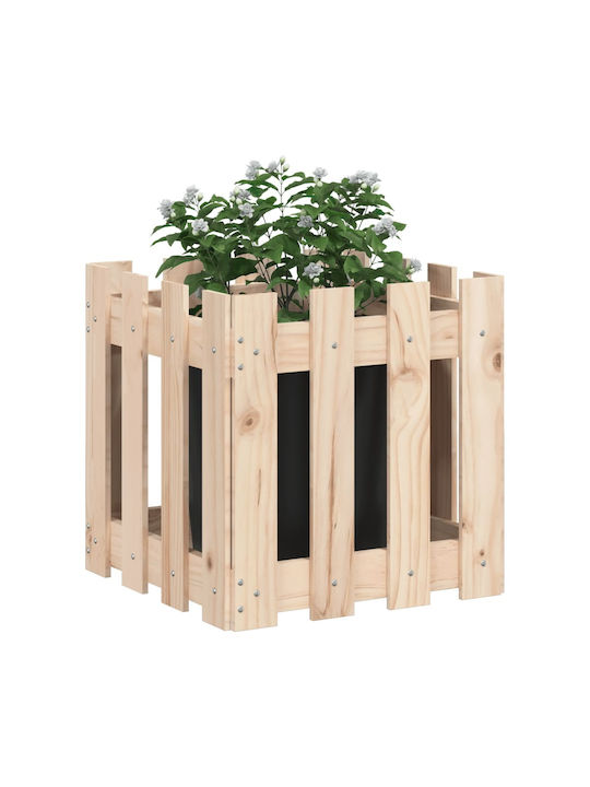 vidaXL Planter Box Lemn Roz 40x40x40cm.