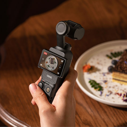 DJI Osmo Pocket 3 Action Camera 4K Ultra HD with Touch Screen 2" and Wi-Fi Black