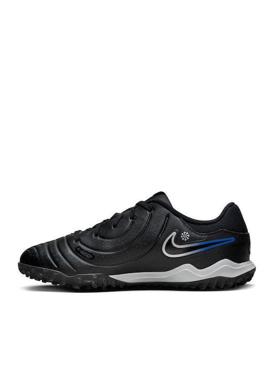 Jr. Tiempo Legend 10 Academy Kids Turf Soccer Shoes Black