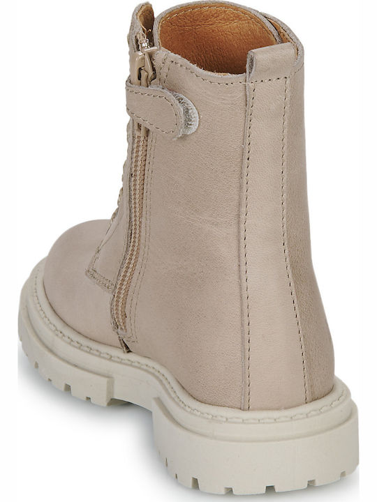 Kids Boots with Zipper Gray