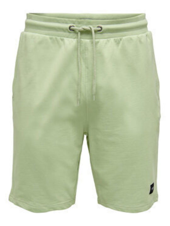 Only & Sons Men's Athletic Shorts GREEN