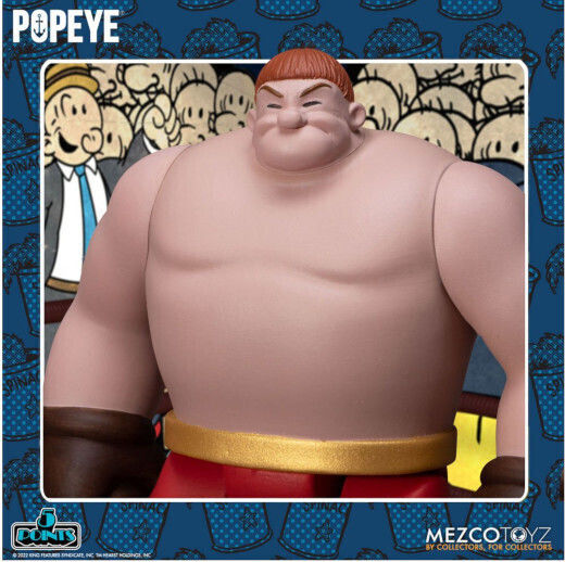 Mezco Toys Попай Popeye 5 Точки Фигура За Действие 9см
