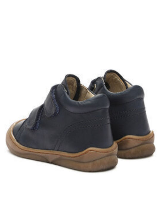 Kids Boots with Velcro Navy Blue