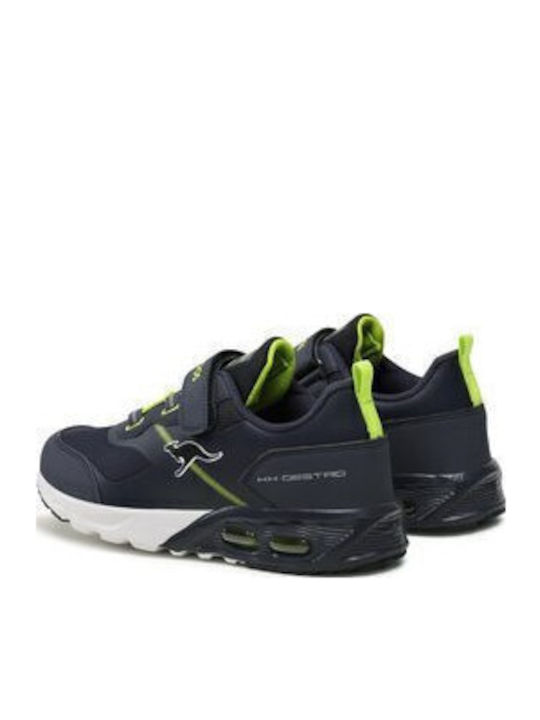 Kids Sneakers with Scratch Navy Blue