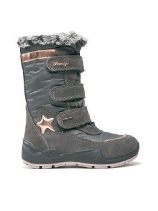 Gore-tex Παιδικές Μπότες Γκρι