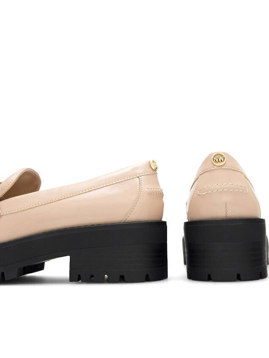 Дамски Loafers в Бежов Цвят