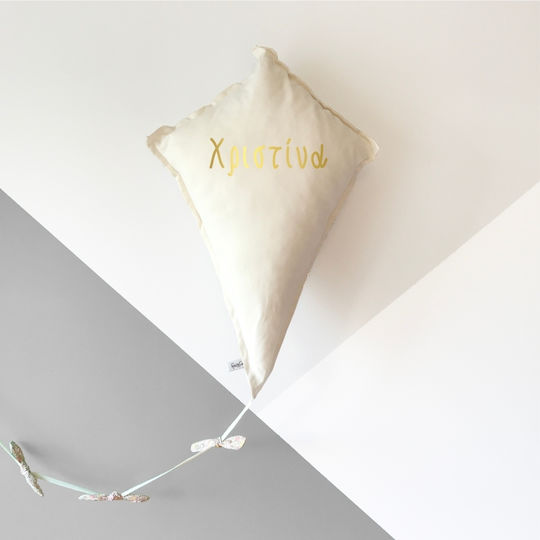 Διακοσμητικό Μαξιλάρι Κούνιας Λευκό 43x62cm