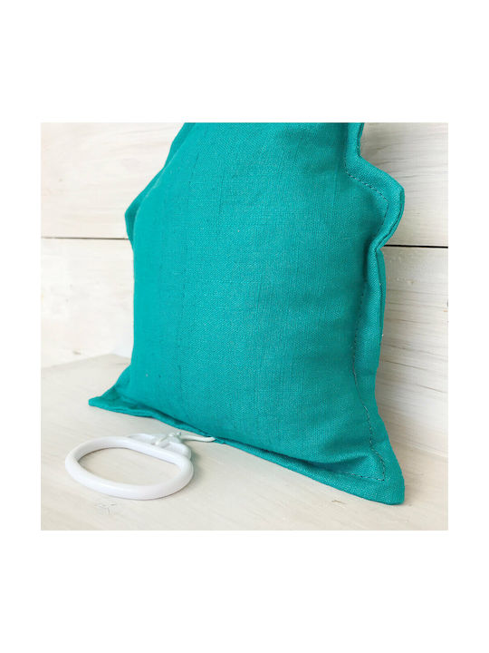Crib Decorative Pillow with Music Green 18x22cm