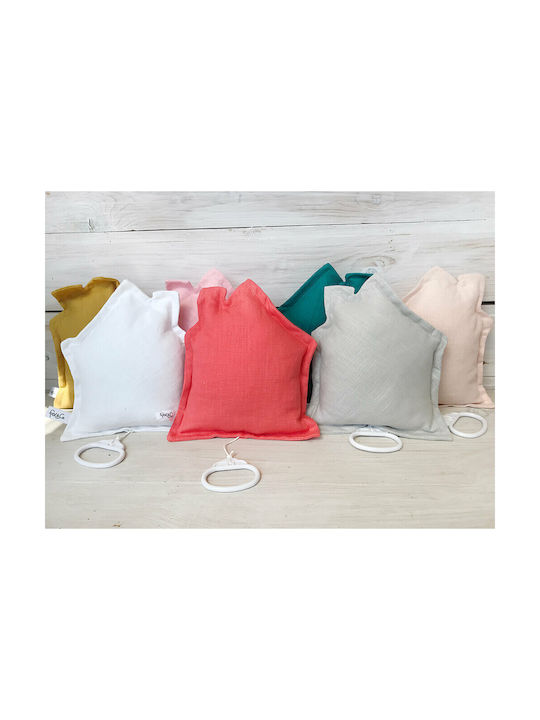 Crib Decorative Pillow with Music Coral 18x22cm