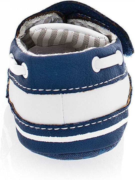 Brums Baby Moccasins White