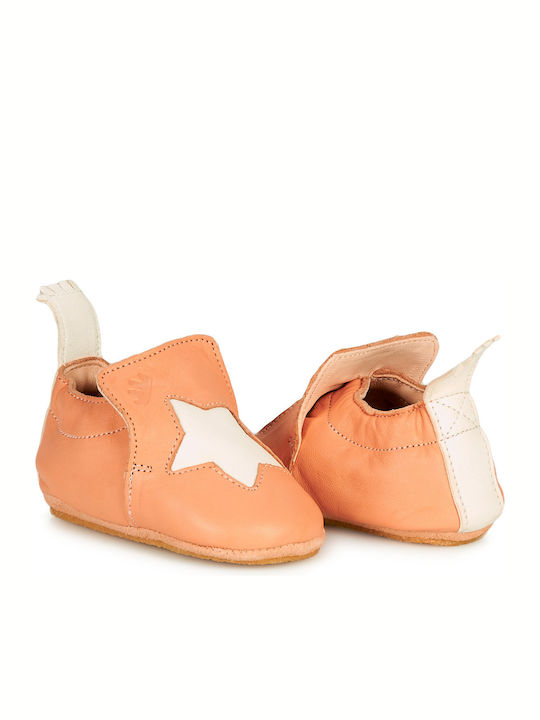 Easy Peasy Baby Hausschuhe Orange Blublu Etoile