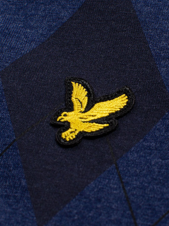Argyle Polo Μπλούζα Κοντομάνικη Navy Μπλε