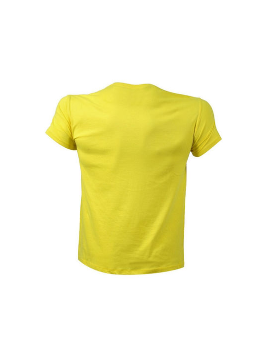 H&S Men's Short Sleeve T-shirt Yellow