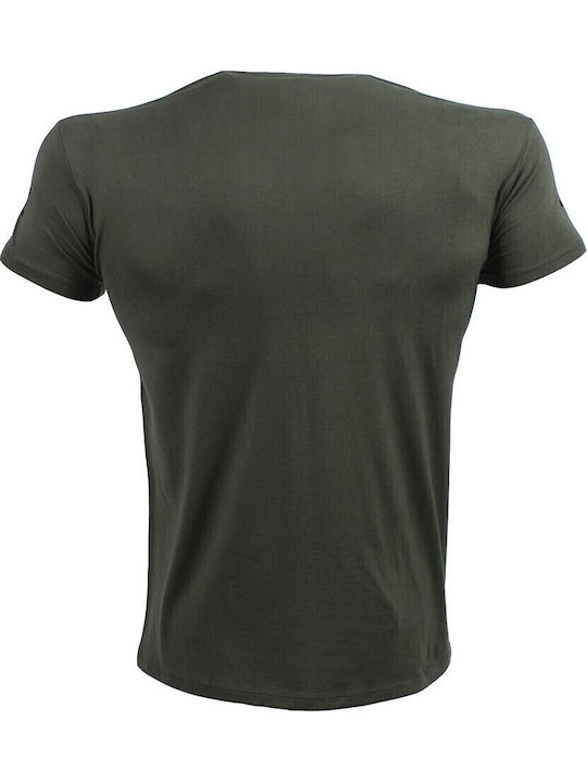 Tricou sport Kaki
