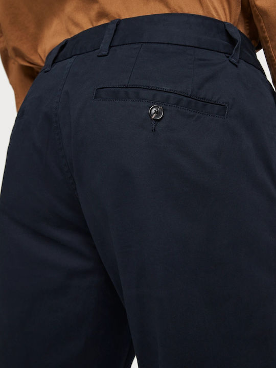 Fave Twill Trousers Chino Navy Blue