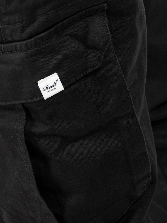 Reell Reflex Pantaloni pentru bărbați Cargo Elastice Negru