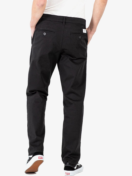 Flex Men's Trousers Chino Regular Fit Black
