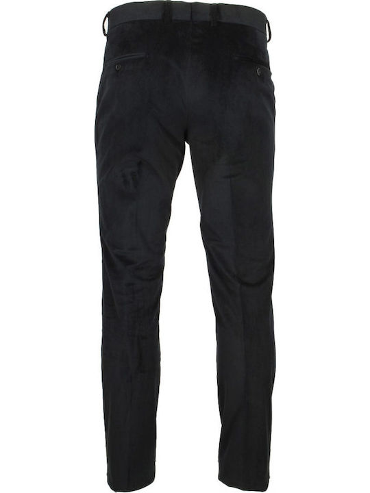 Herrenhose Chinos Schlank Passform Schwarz