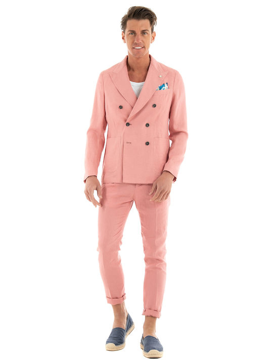 Manuel Ritz Dusty Pantaloni pentru bărbați Roz