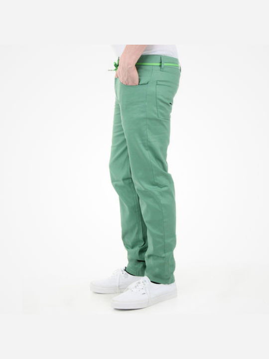 Iriedaily Men's Trousers Chino in Slim Fit Pine Green