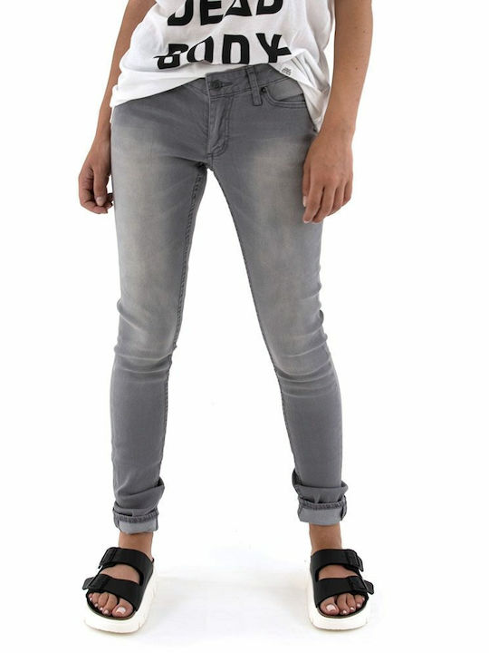 Cheap Monday Throw Low Waist Slim-skinny Fit L.32 Trousers Women Damenjeanshose Gray