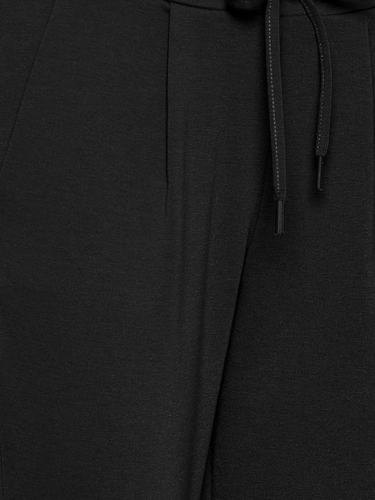 'kate' Women's High-waisted Fabric Trousers Black (10001/BLACK)