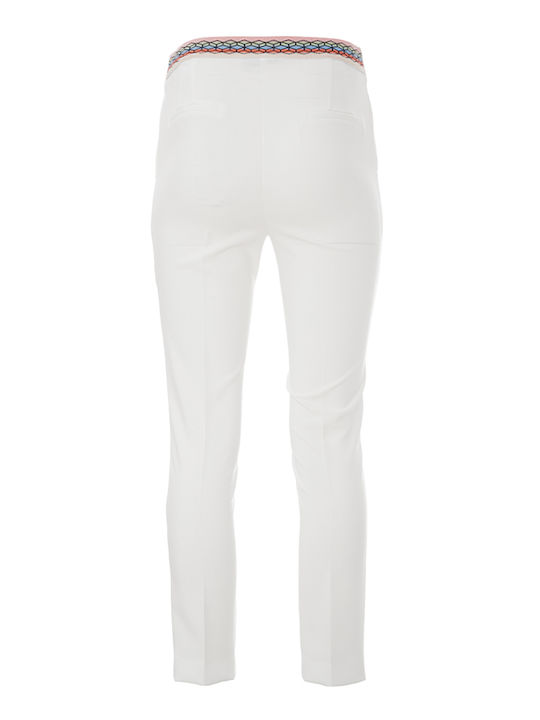 Twenty 29 Women's Fabric Trousers White