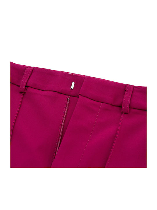 Damen Stoff Hose Lila