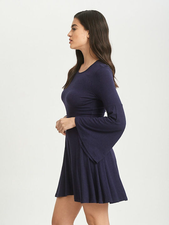 Rochie Mini De Seară Albastru Marin