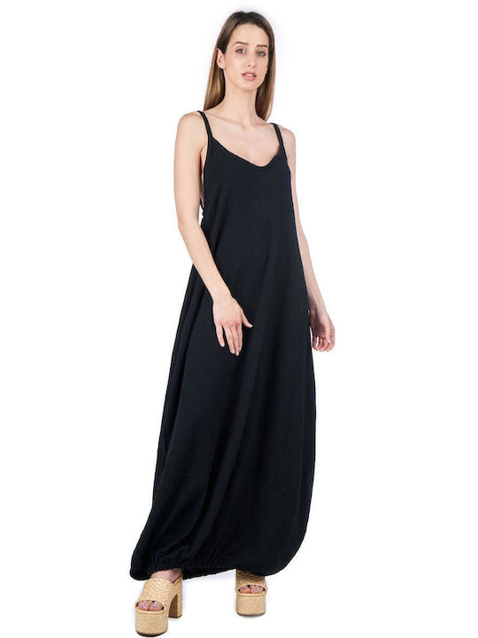 Femei Rochie Maxy de Vară Negru