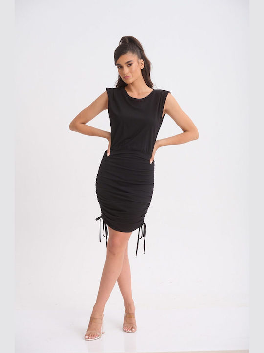 Boutique Summer Mini Evening Dress Black