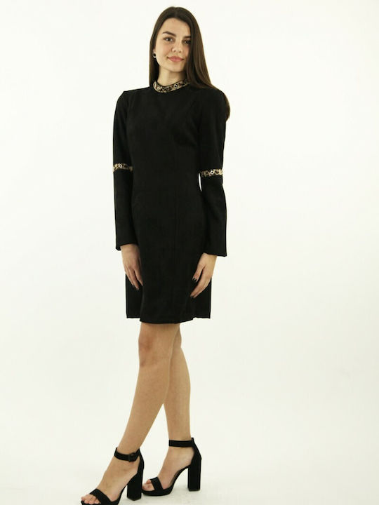 Kalliope Mini Dress Black