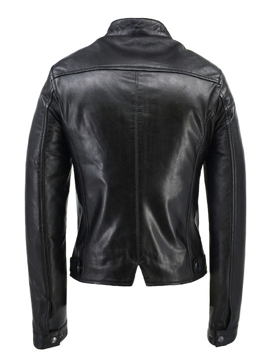 Damen Bikerjacke Schwarz