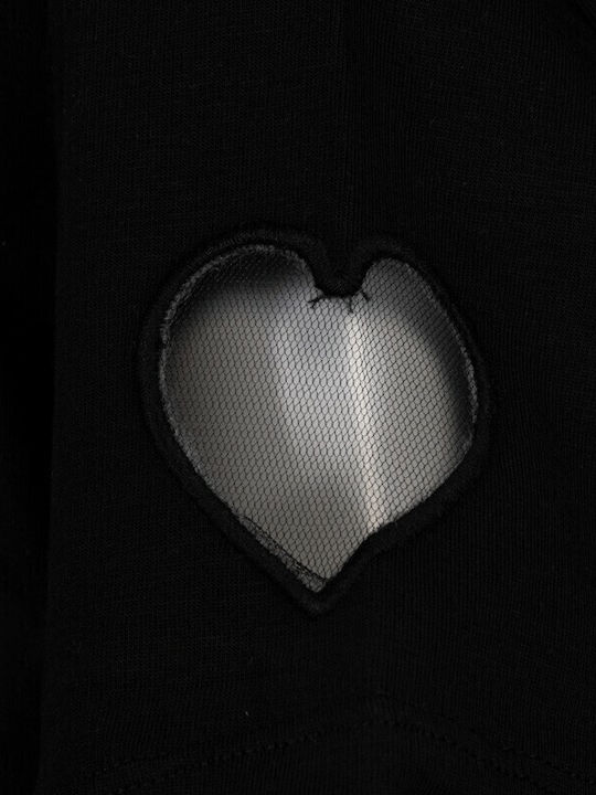 Kinderhemd Kurzarm Schwarz