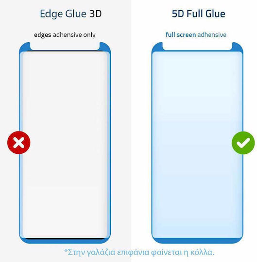 5D Vollkleber Vollflächig gehärtetes Glas Schwarz (Nokia G11, G21)