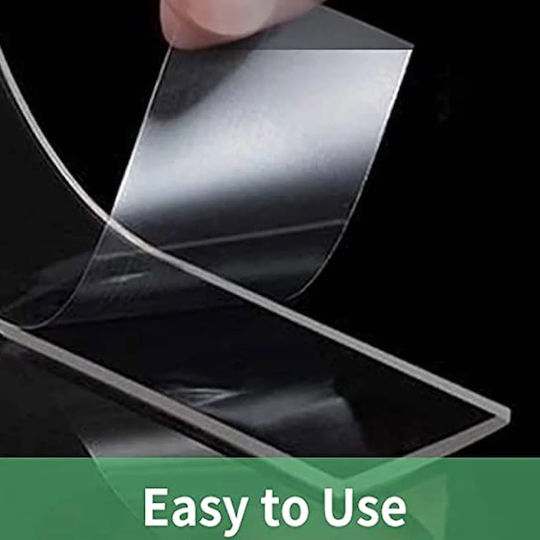 Self-Adhesive Double-Sided Tape Transparent 3m 1pcs