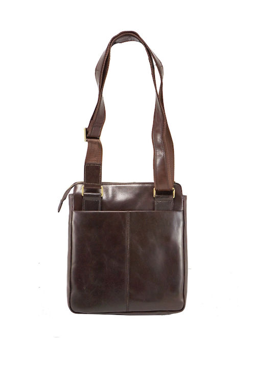 Leather Men's Bag Shoulder / Crossbody Brown
