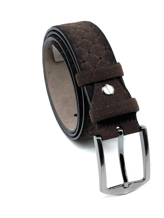 Legend Accessories Men's Artificial Leather Belt Brown