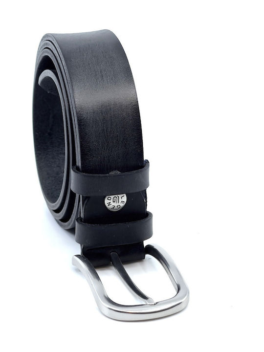 Men's Belt Leather Black